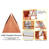 Weatherproof Wooden Duck House Chicken Hutch Quail Cage Outdoor