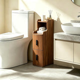 Space Saving Narrow Bathroom Storage Slim Organizer Cabinet