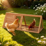 Weatherproof Wooden Duck House Chicken Hutch Quail Cage Outdoor