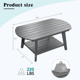 Coffee Table, All-Weather Outdoor Coffee Table