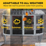 Cat Window Box, Wooden Window Perch for Indoor Cats, Expandable Window Box Enclosure, Comfortable Small Pet Perch House for Multi Kittens