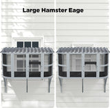 Cat Window Box, Wooden Window Perch for Indoor Cats, Expandable Window Box Enclosure, Comfortable Small Pet Perch House for Multi Kittens