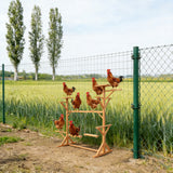 Wooden Chicken Perch Swing Set Roosting Bars Hen Coop Activity Toy