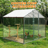 Wooden Chicken Perch Swing Set Roosting Bars Hen Coop Activity Toy